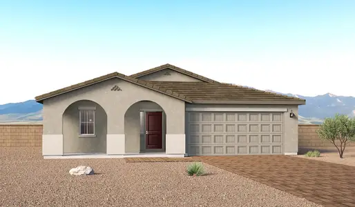 New construction Single-Family house 763 W Calle Lupa, Sahuarita, AZ 85629 plan Mariposa - C40M - image