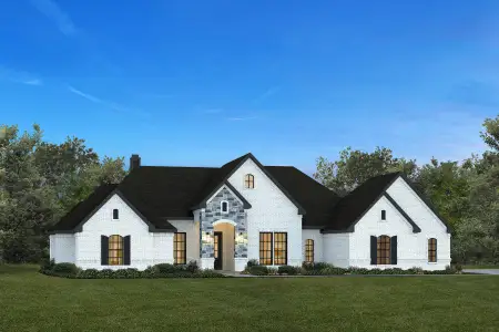 New construction Single-Family house 127 Guynell, Paradise, TX 76073 plan The Dallas - image