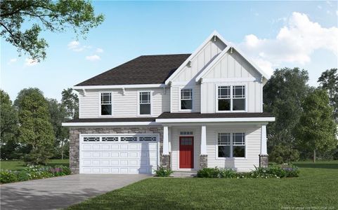 New construction Single-Family house 374 Sacksonia St, Raeford, NC 28376 - image