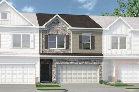 New construction Townhouse house 4 Jameson St, Unit 4, Villa Rica, GA 30180 Ellison II- photo 0