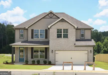 New construction Single-Family house 526 Foster Sydney Ct, Bonaire, GA 31005 plan Peachwood - image