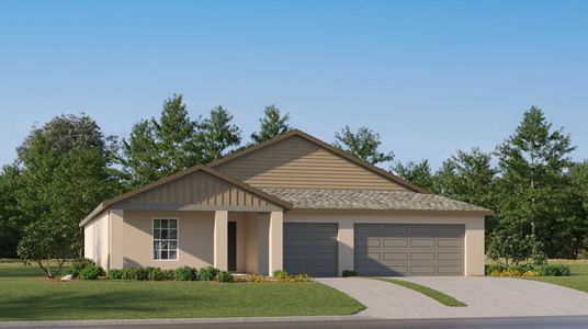 New construction Single-Family house 13170 Pearl White Ave, Wimauma, FL 33598 Santa Fe- photo 0