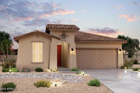 New construction Single-Family house 40020 W Bunker Drive, Maricopa, AZ 85138 Castillo Series - Clover- photo 0