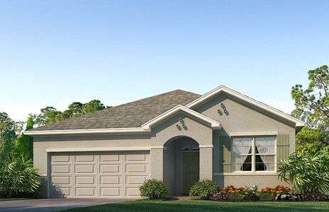 New construction Single-Family house 349 Hickory Course Trail, Ocala, FL 34472 The Aria- photo 0