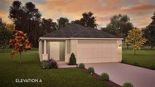 New construction Single-Family house 1543 Nasella Dr, Crosby, TX 77532 plan Oak - image