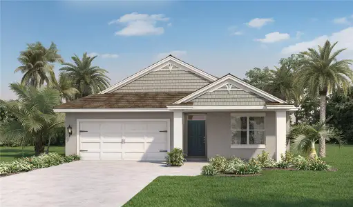 New construction Single-Family house 7098 Painted Bunting Way, St. Cloud, FL 34773 Cali- photo 0