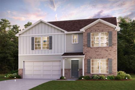New construction Single-Family house 502 Liberty Hall Dr, Bonaire, GA 31005 plan Granby - image