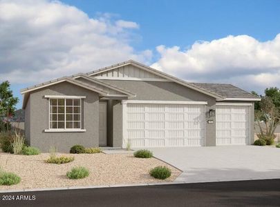 New construction Single-Family house 4192 E Bradford Avenue, San Tan Valley, AZ 85140 Poppy Homeplan- photo 0