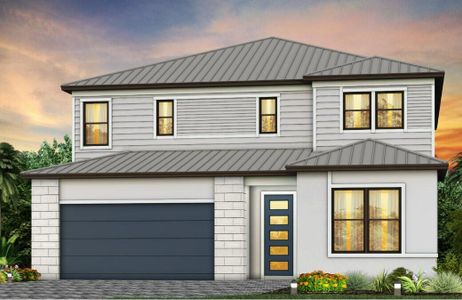 New construction Single-Family house 6980 Rossinch Dr, Unit Scarlett 40, Palm Beach Gardens, FL 33418 - image