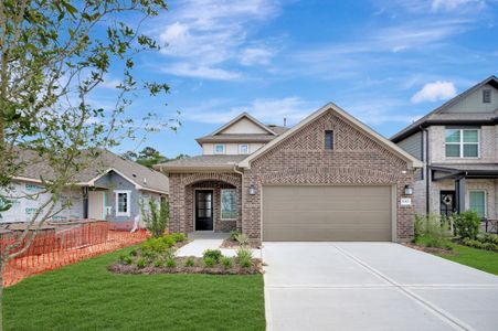 New construction Single-Family house 21302 Jacaranda Blossom Wy, Tomball, TX 77377 plan Gardenia - Smart Series - image