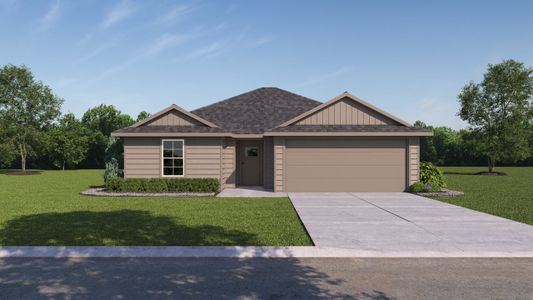 New construction Single-Family house 201 Seratoga St, Corsicana, TX 75110 plan Zavalla - image