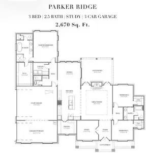 New construction Single-Family house 1001 Emery Ct, Weatherford, TX 76087 plan Parker Court - image 5