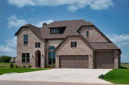 New construction Single-Family house 2919 Gabbro Wy, Sherman, TX 75092 plan Newport Front - image