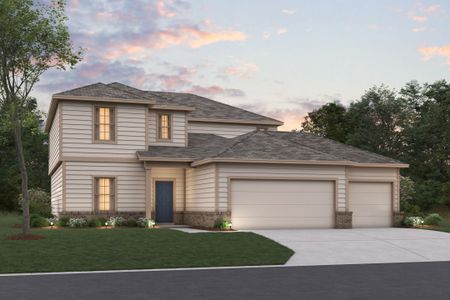 New construction Single-Family house 16243 Sage Cmn, Elmendorf, TX 78112 plan Magellan - image 2