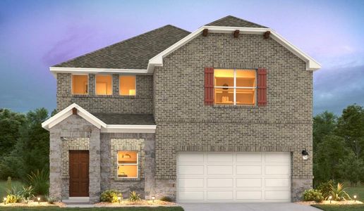 New construction Single-Family house 1800 Davee Pl, Georgetown, TX 78633 plan Knox - image