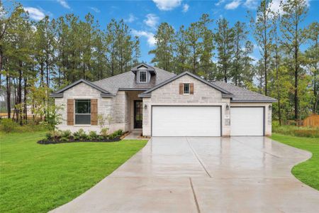 New construction Single-Family house 13336 Wichita Fall Trail Rd, Conroe, TX 77303 plan Harrison - image