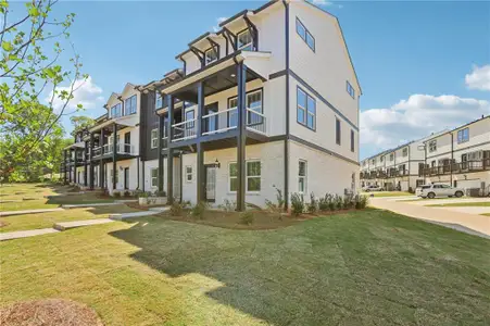 New construction Townhouse house 6350 Pinin Pl, Cumming, GA 30041 plan Jordan End Unit - image