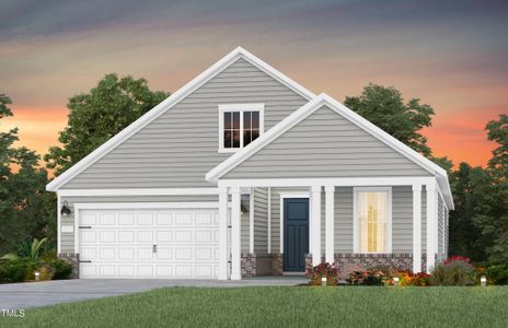 New construction Single-Family house 1601 Hillstar Street, Fuquay Varina, NC 27526 Prestige- photo 0