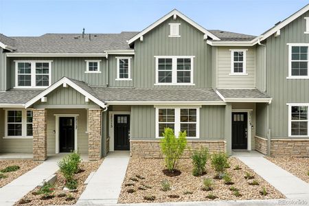 New construction Townhouse house 17115 W 91St Ln, Arvada, CO 80007 plan Frontier - image