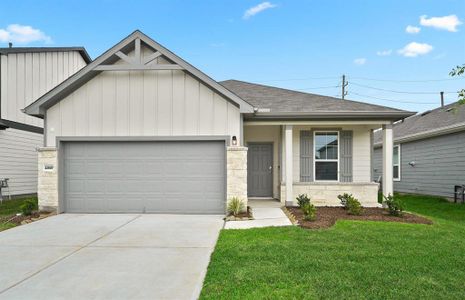 New construction Single-Family house 17219 Thor Well Lane, Crosby, TX 77532 Independence- photo 0