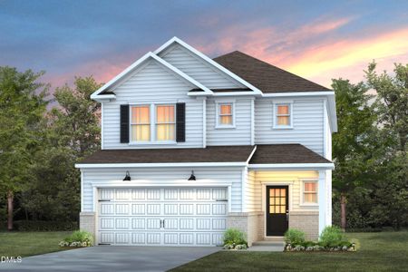 New construction Single-Family house 625 Branthurst Dr, Fuquay Varina, NC 27526 plan Murray - image