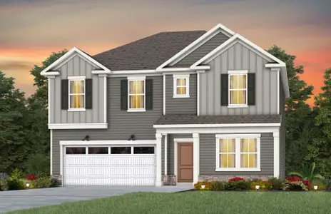 New construction Single-Family house 12569 Prospectors Wy, Harrisburg, NC 28075 plan Hampton - image