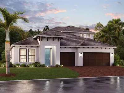 New construction Single-Family house 7574 Hawkstone Dr, Sarasota, FL 34241 plan Crystal - image
