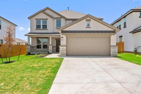 New construction Single-Family house 158 Arena Drive, Liberty Hill, TX 78642 Bennington- photo 0