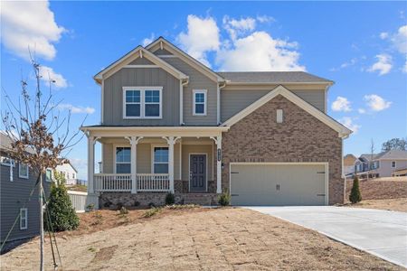 New construction Single-Family house 8735 Tanner Crescent, Ball Ground, GA 30107 Ingram- photo 0