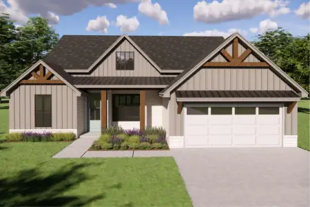 New construction Single-Family house 100 Cotton Rose Pl, Johnson City, TX 78636 - image