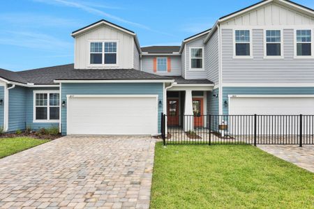 New construction Townhouse house 227 Silver Myrtle Ct, Saint Augustine, FL 32092 Osprey- photo 0