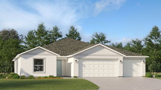 New construction Multi-Family house 333 Marta Dr, Lehigh Acres, FL 33974 plan Bravo - image
