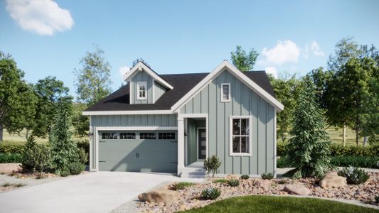 New construction Single-Family house 16023 Wingrider Pt, Parker, CO 80134 plan Hilltop - Single Family Homes - image