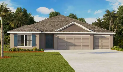 New construction Single-Family house 13202 Balsam Cone Dr, Dade City, FL 33525 plan Covington - image
