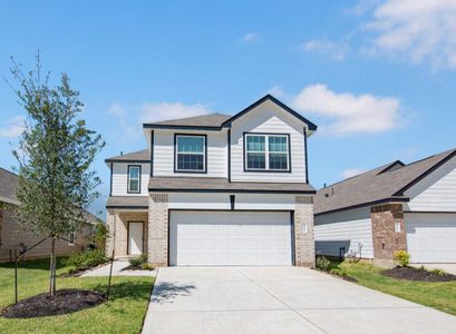 New construction Single-Family house 3022 Nickell Back Dr, Conroe, TX 77301 plan The Lowry - image