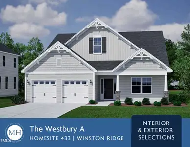 New construction Single-Family house 133 Sugarmaple Wy, Youngsville, NC 27596 plan Westbury - image