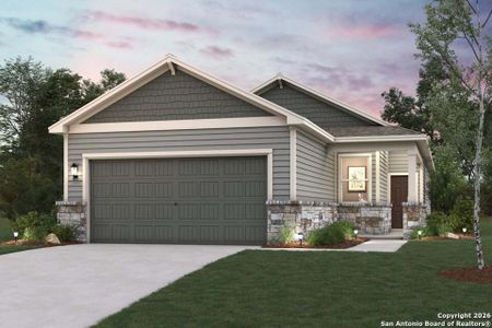 New construction Single-Family house 4830 Sahara Vlys, San Antonio, TX 78222 plan Isabella - 1585 - image