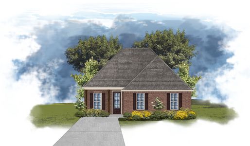 New construction Single-Family house 25 Natureview Wy, Freeport, FL 32439 plan Gauguin III B - image