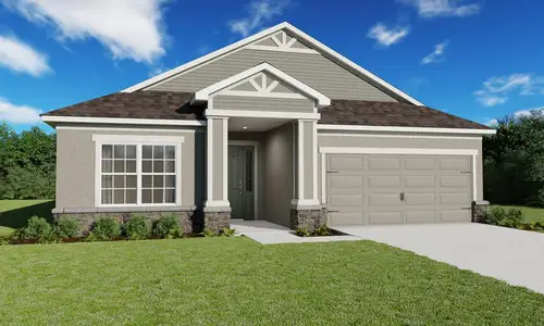 New construction Single-Family house 7048 162Nd Pl E, Parrish, FL 34219 plan Aubrey - image