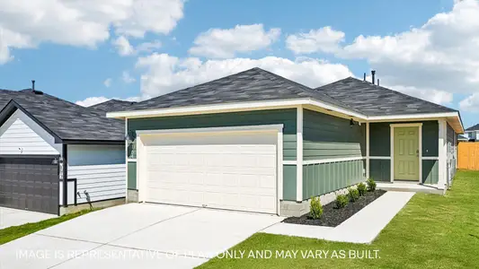 New construction Single-Family house 155 Lake Diversion St, Buda, TX 78610 plan The Barton - image