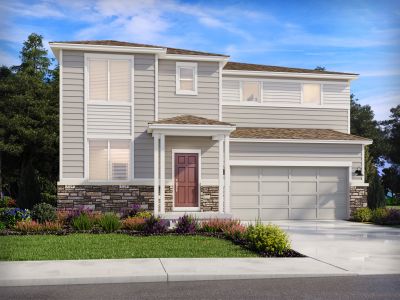 New construction Single-Family house 1028 Odessa Lake Rd, Severance, CO 80550 The Monarch- photo 0