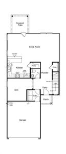 This floor plan features 3 bedrooms, 2 full baths, 1 half bath and over 2,100 square feet of living space.