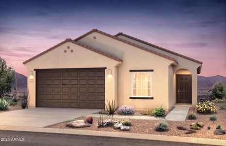 New construction Single-Family house 5013 S 251St Drive, Buckeye, AZ 85326 Marigold- photo 0