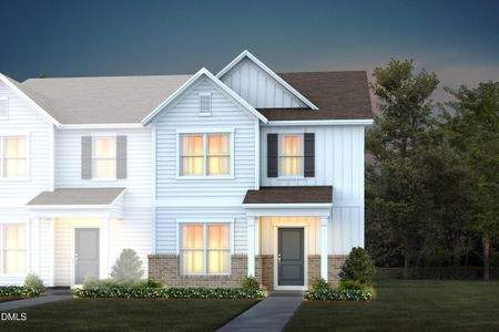 New construction Townhouse house 262 Fosterton Cottage Wy, Raleigh, NC 27603 plan Scarlett - image