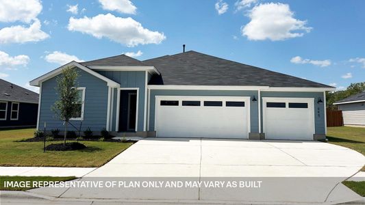 New construction Single-Family house 130 Great Northern Dr, Cedar Creek, TX 78612 plan The Courtland - image