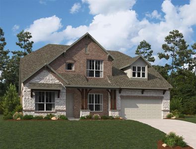 New construction Single-Family house 1919 Fossil Ridge Drive, Richmond, TX 77469 Hathaway - photo 0