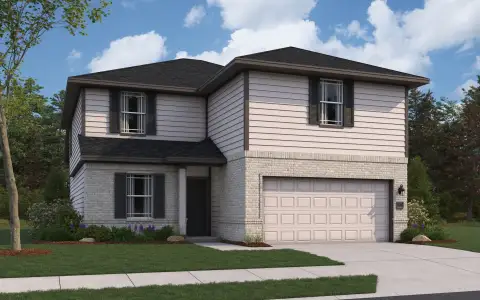 New construction Single-Family house 8902 Hazel Birch, Elmendorf, TX 78112 plan Hamilton - image