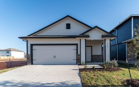 New construction Single-Family house 505 Estuary Dr, Maxwell, TX 78656 Pecan- photo 0