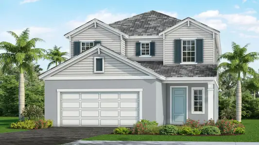 New construction Single-Family house 2013 Coconut Palm Cv, Bradenton, FL 34212 plan Vision 3 - image