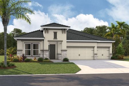 New construction Single-Family house 17716 Roost Pl, Lakewood Ranch, FL 34202 plan Biscayne I - image